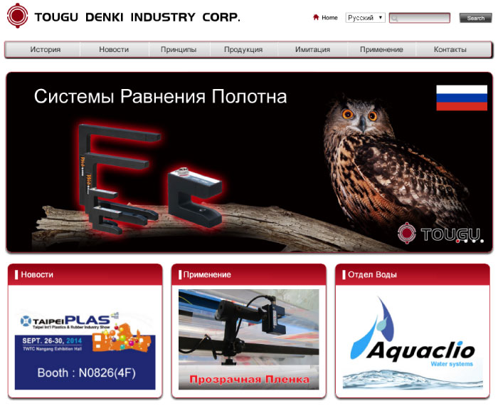 Página Web Rusia