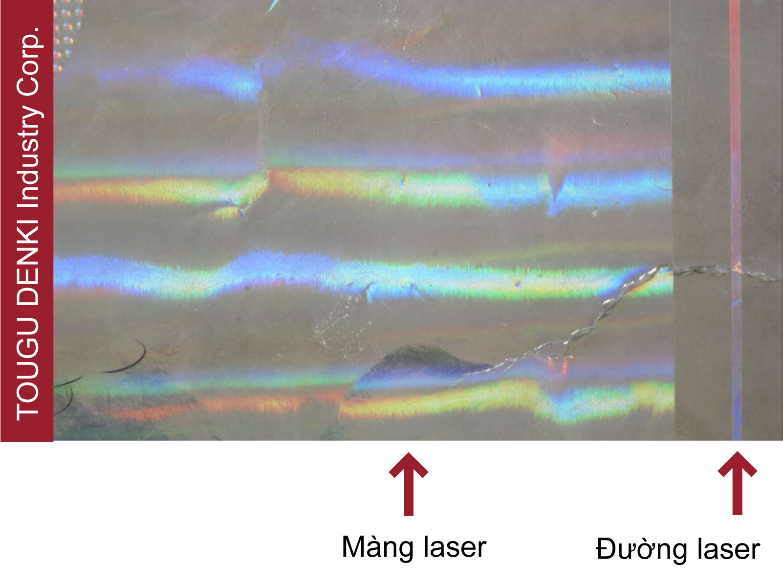 Đường in laser trên màng laser